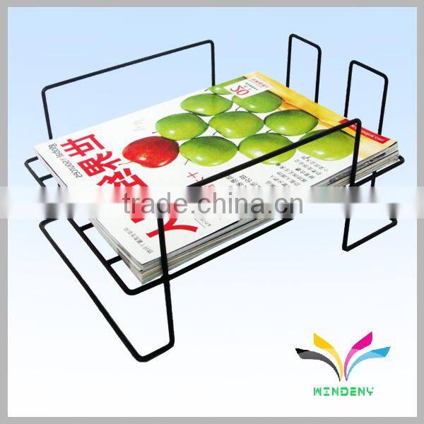 Best Price Hot Sale Metal Wire Power Coated magazine stand