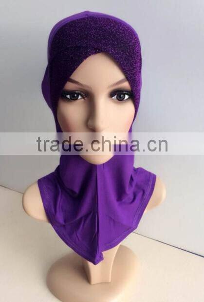 C070 new style cross ninja inner underscarf with shiny front