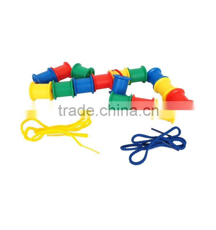 Kid's Educational Toy 122PCS Cotton Reels Tub
