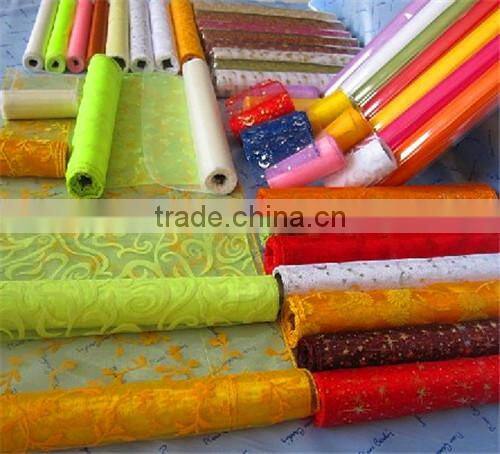 2014 Plain Organza Rolls For Home Textile Decoration