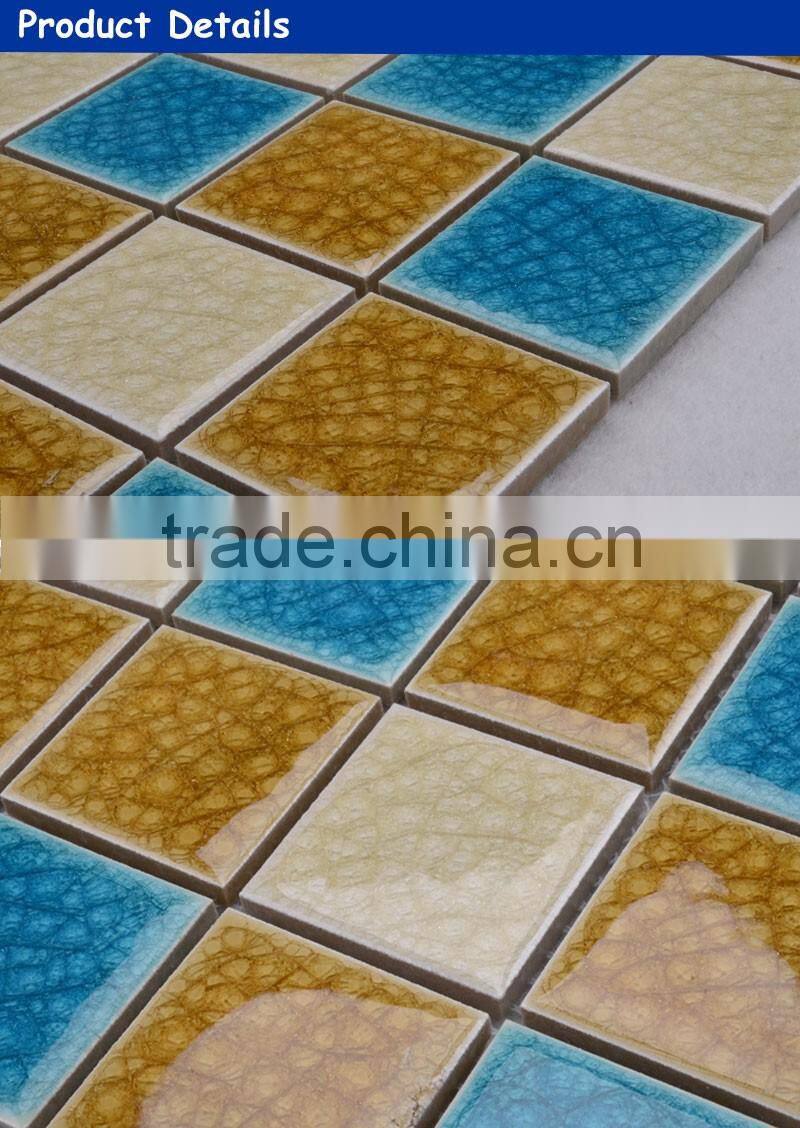 cheap ceramic mosaic sheet wall and floor tiles for house decor