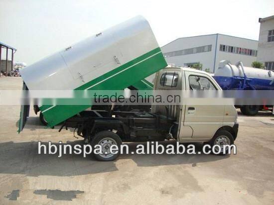 Best sealed dump 2 TON small garbage collector truck for sale