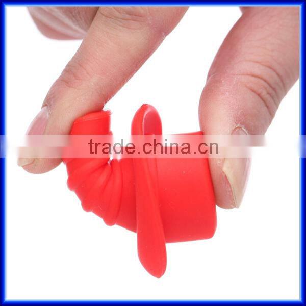 Silicone Lovely Wine Bottle Stopper With Hat/silicone booze hat Bottle cork