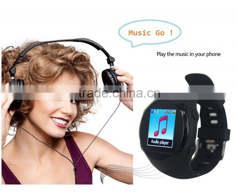 2016 Hot selling waterproof rating music player smart watch, bluetooth smart watch