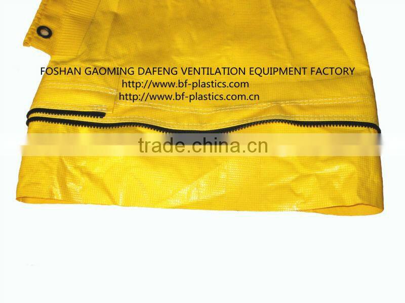 Zipper Coupling PVC T Joint Lay Flat Mining And Tunnel air duct