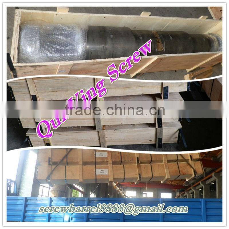 PVC bimetallic 51/105 conical twin screw and barrel
