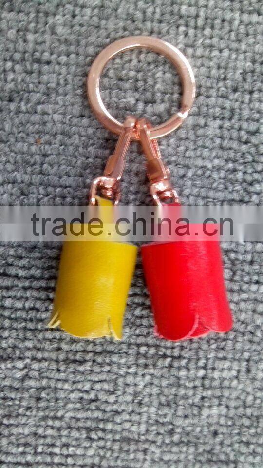 Metal keychain Type and Metal,Leather Material custom metal letter keychains