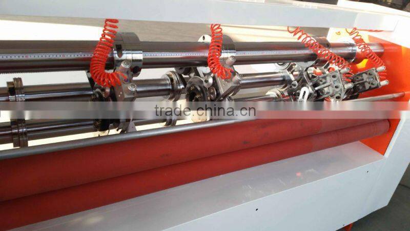 Manual operate Import & export carton box forming manufacture corrugated cardboard thin knife slitting the edge machine