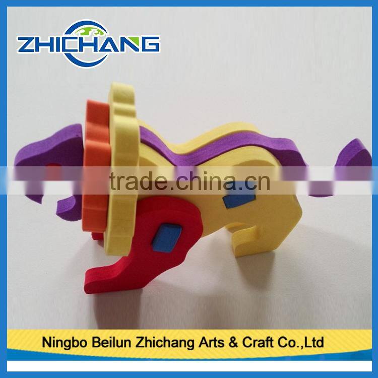 3d jigsaw puzzle plastic puzzle kids educational toys beads