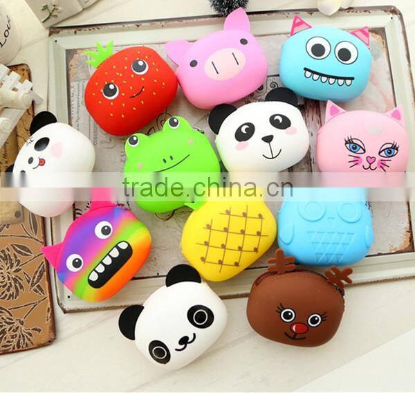 Promotional small cute custom silicone challenge coin wallet