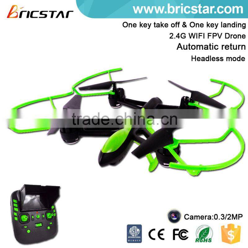 Mobile phone control 2.4G racing quadcopter fpv, fpv racing drone with camera and high set function