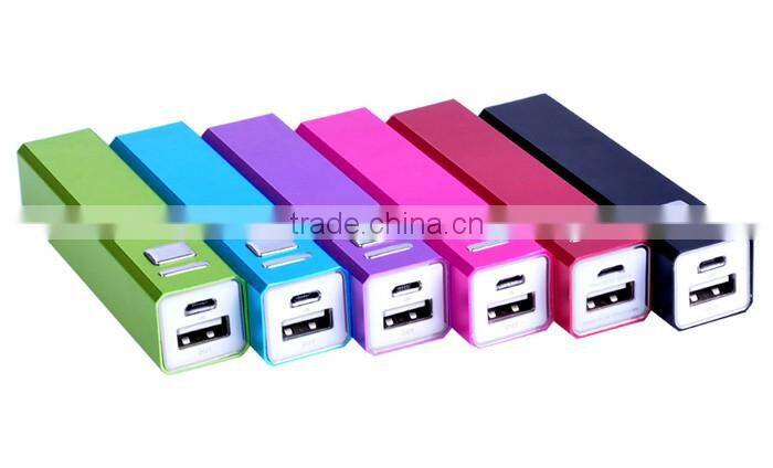 2016 New Design Best Seller smart mini Power Bank Bulk Universal Portable Mobile Power bank ultra thin 2000mah with many colors