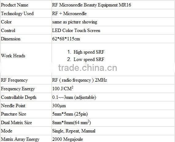 HOT!!! 2013 RF Fractional Micro Needle Beauty device
