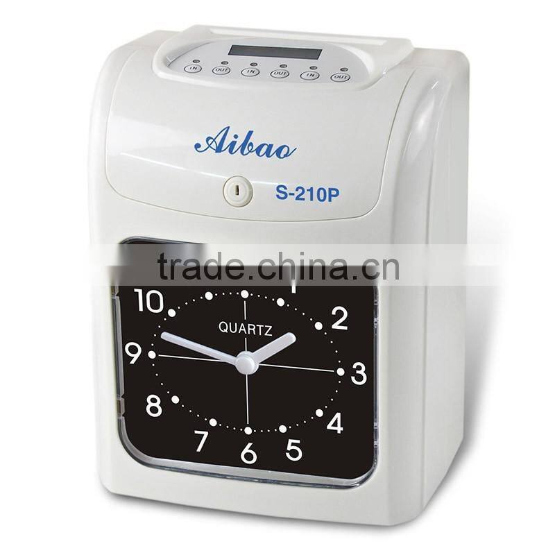 six colum time card punch machine