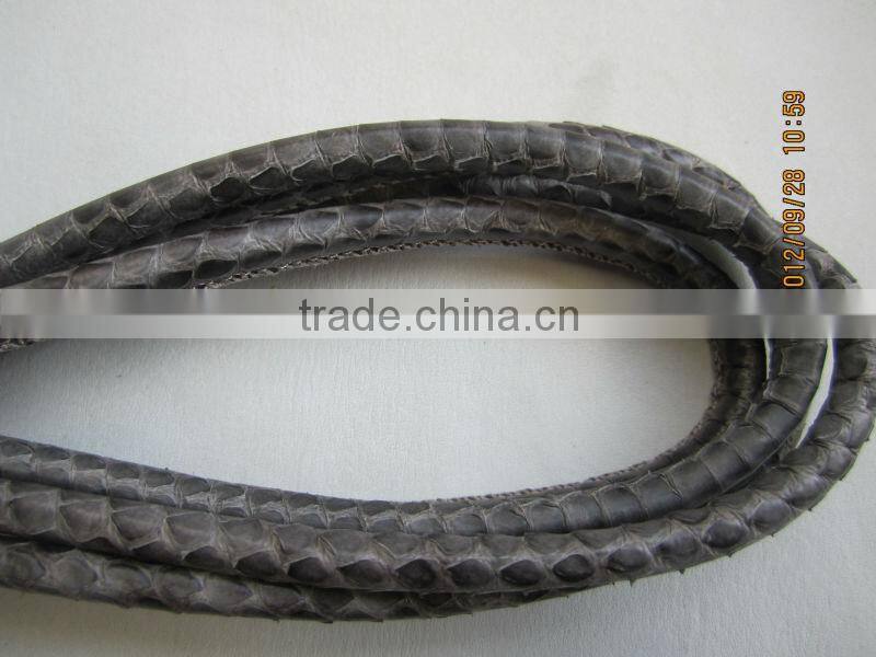 3mm,4mm,5mm,6mm,7mm genuine snakeskin leather cord string for jewelry