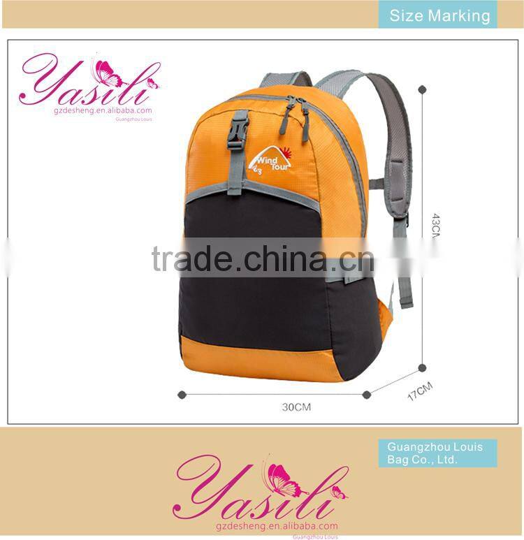 Best Selling Small Folding Backpack,polyester camping backpack,china factory