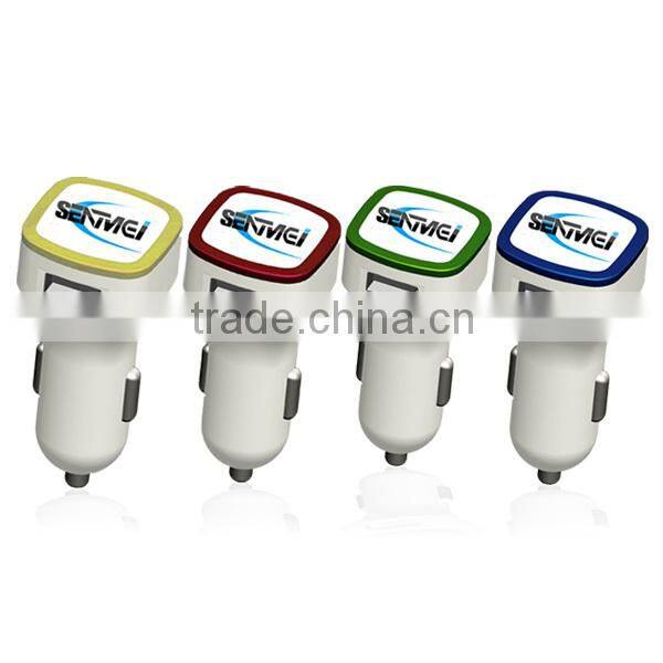 colorful made in china 2100mAh usb car charger mobile phone holder car charger