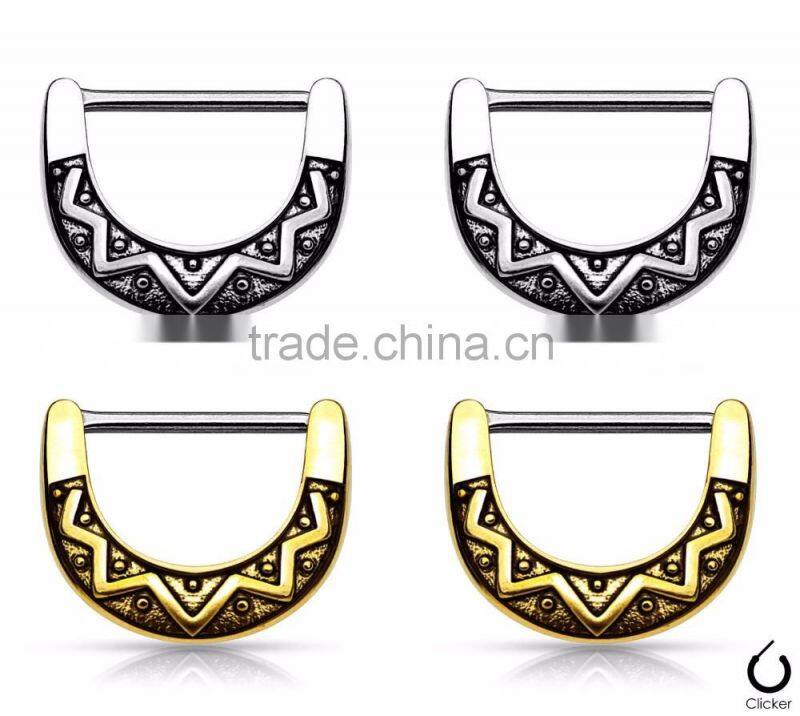 Nipple Clickers Shields Rings Body Jewelry