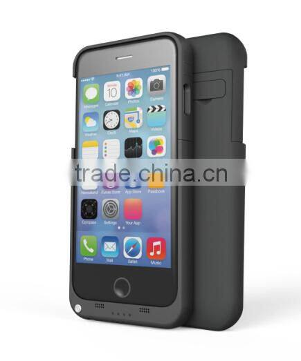Factory newly released external backup battery charger case for iphone 6 battery case