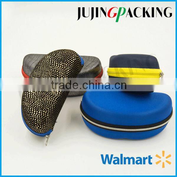 YJ0038 multicolor microfiber surface eva sunglass case