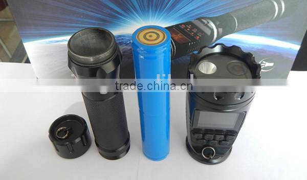 LED Rechargeable police security flashlight 1080P multifunctional police flashlight