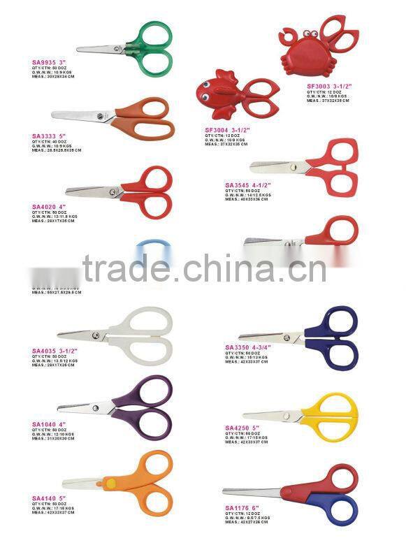 SL5535 5" Plastic Children and School kids scissors