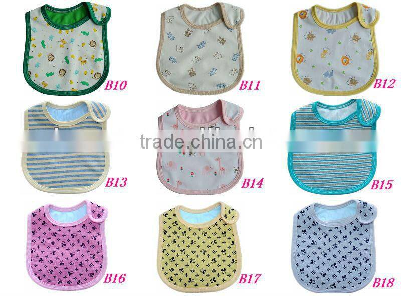 waterproof printed embroidery baby bib