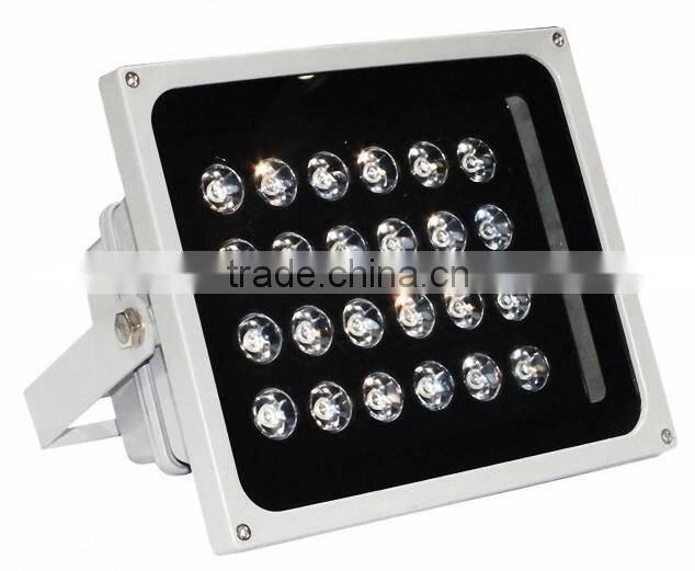 24*1w led floodlight white RGB IR RF DMX512 ce rohs 3 years warranty