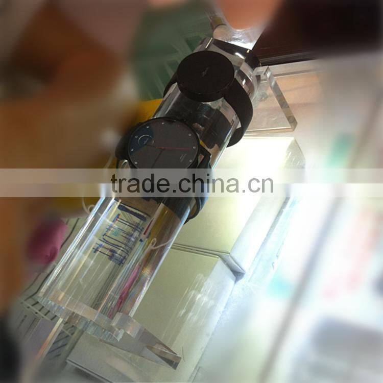 Modern design acrylic plexiglass watch display, bracelet bangle stand