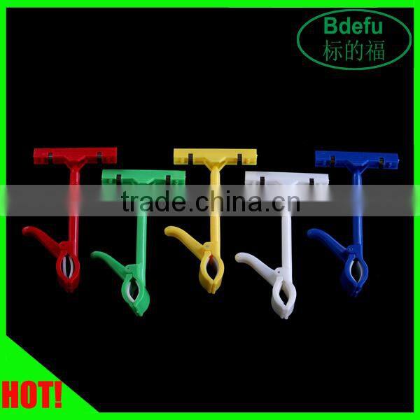 Coloful Plastic POP Display Clip A4 Paper Display Rack