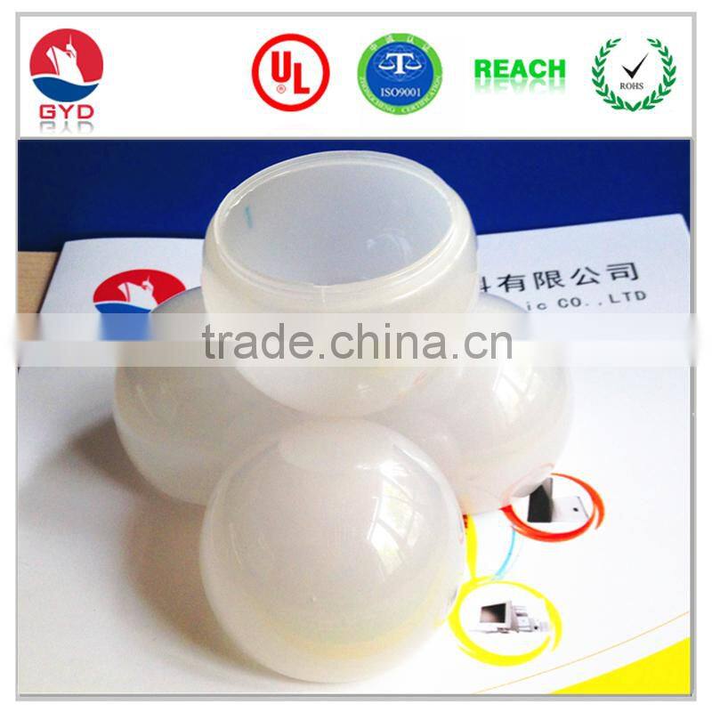 PC diffuser cover, 48mm round plastic lamp shade LED cover