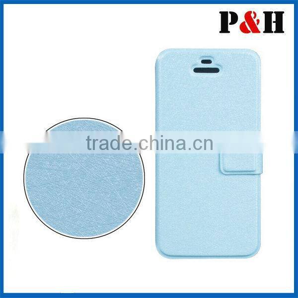 Detachable magnet wallet leather case for iphone 5