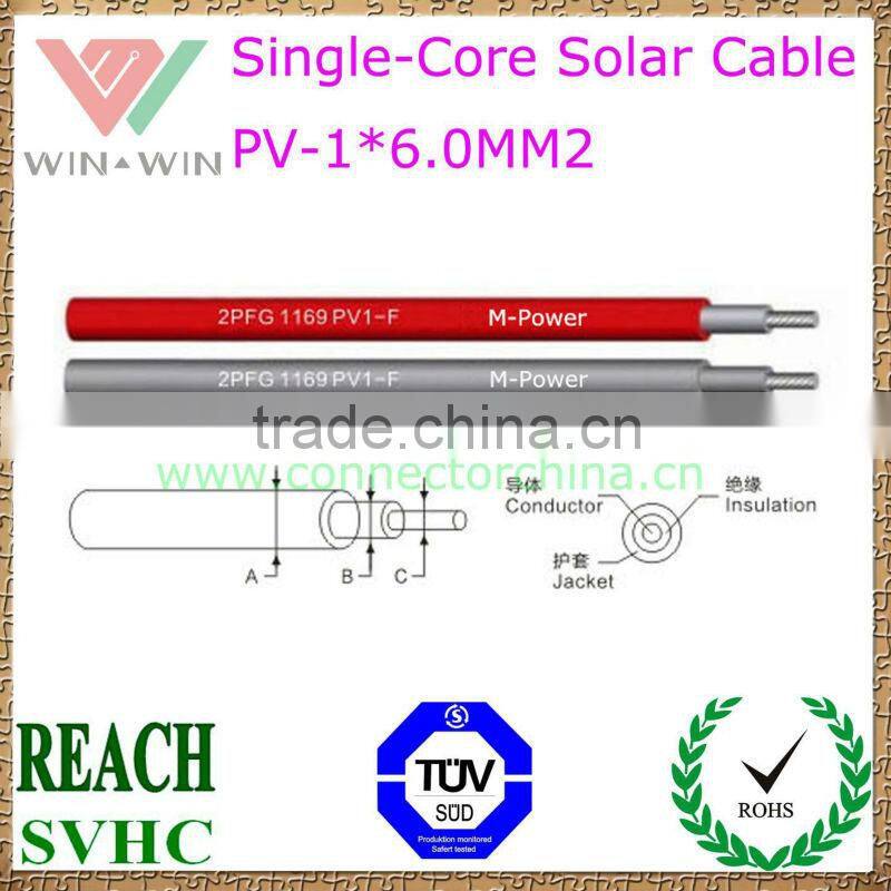 TUV Approval Single Core PV Solar Cable 007