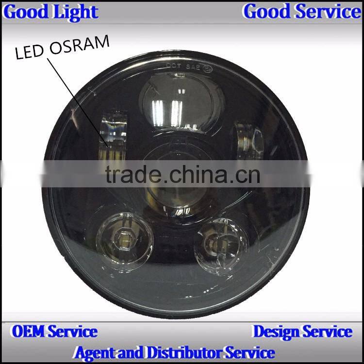 ovovs New arrival 12v 5.75inch led headlight bulb 45w high low beam for Har-ley motorcycle