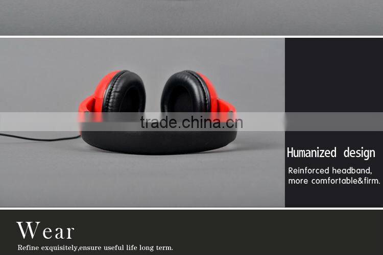 ULDUM computer headset headphone universal 3.5mm gold plug dj earphone headphone