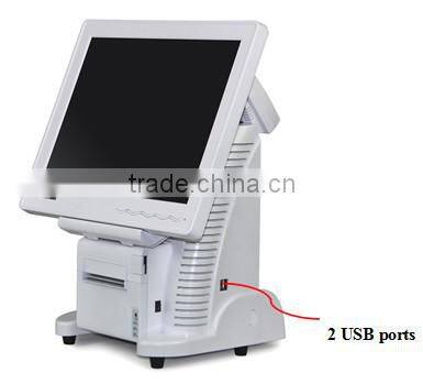 Built-in Thermal Printer 15 Inches Touch POS System