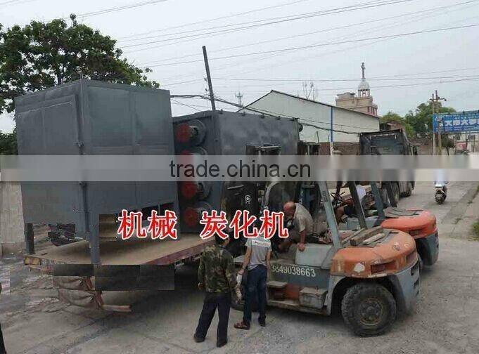 ISO approved charcoal kiln for continuous carbonization