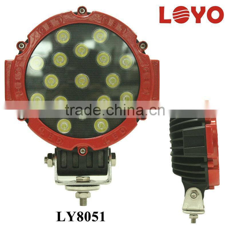 (NEW) IP67 Epsitar 51W Hot Sale LED Work Lights, LED Truck Work Lights, led auto lights