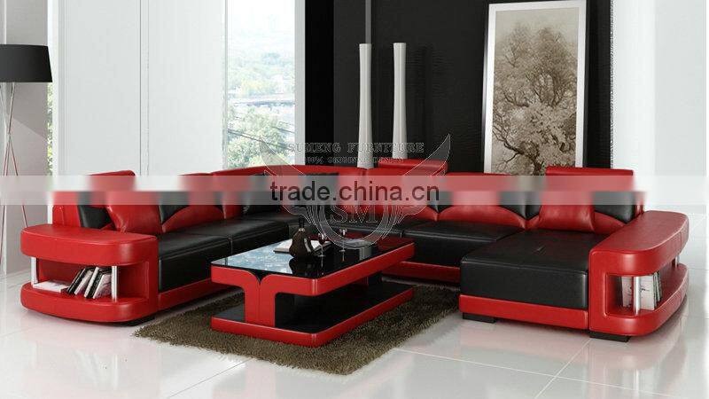 Sumeng New Arrival living room cheap leather sofa sets