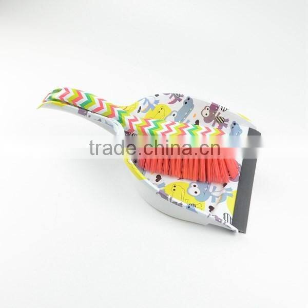 new design high quality broom and dustpan set for table with rubber