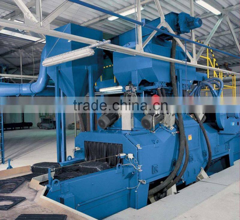Pass Through Wire Mesh/Wire mesh belt shot blasting machine/Net Belt Conveyor Shot Blasting Cleaning/Descaling Machine