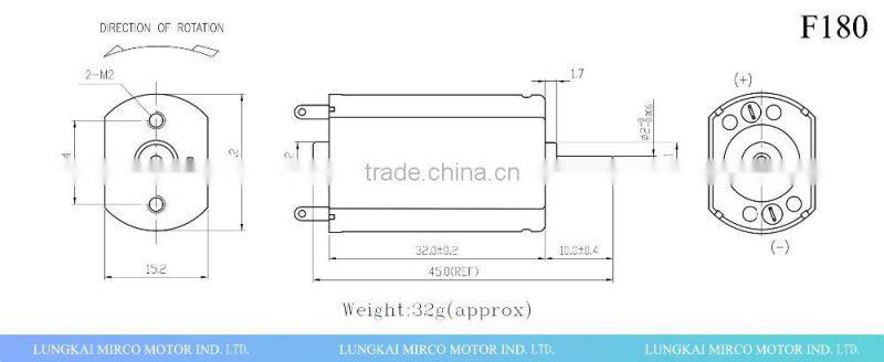 180 series 12V 9V 6V 3V pmdc from factory