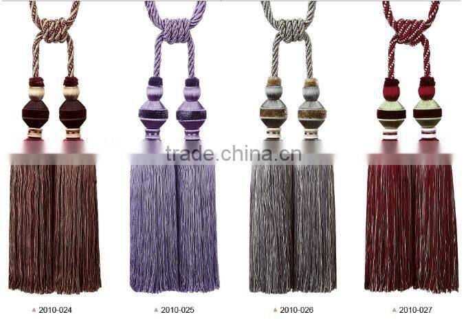 Alibaba china curtain rayon tassel tieback