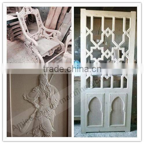 4 Heads 2500*1300mm Woodworking CNC Router on 4 Z-axis NcStudio Control ZK-2513-4