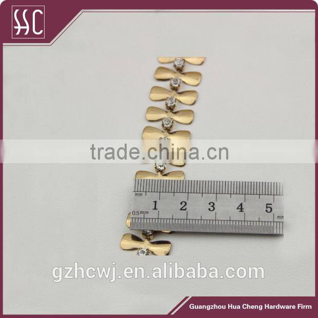 shiny gold metal chain, customerized handbag metal chain, Guangzhou metal chain