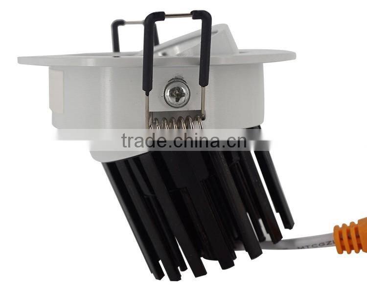 high quality commercial lighting aluminum 5w 12w 20w 25w cob led ceiling recessed down light