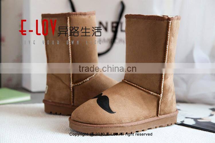 2015 hot sales and cheap hot selling high quality snow boots women