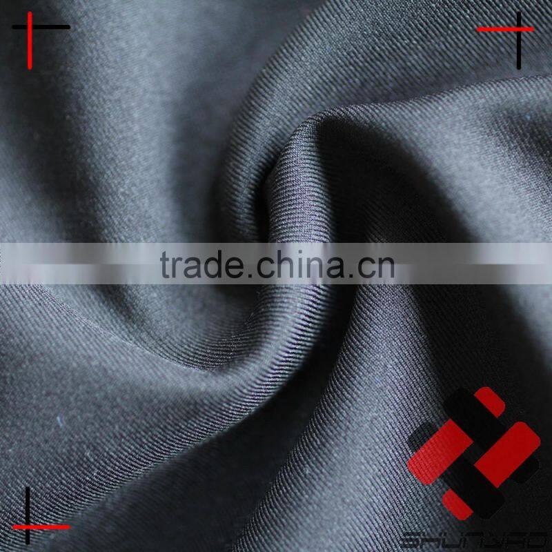 4 way mechanical stretch polyester twill fabric