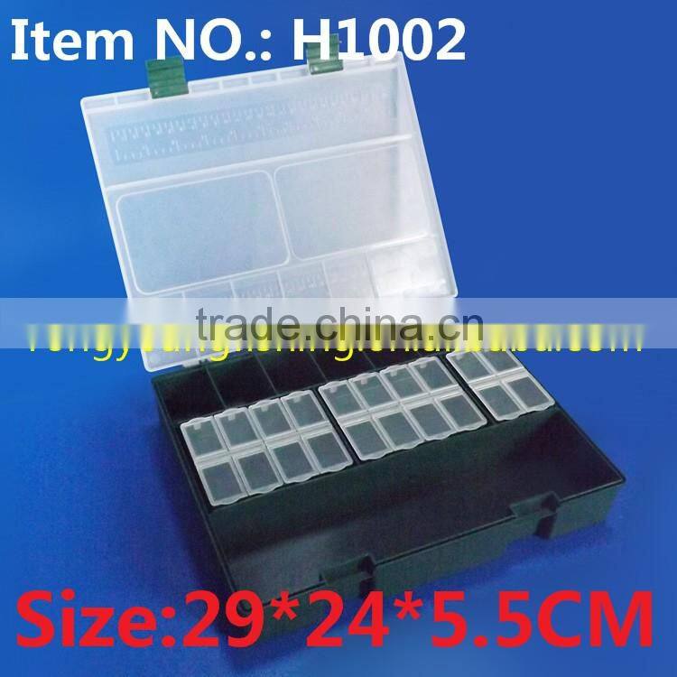 H1002 29*24*5.5CM Carp Fishing Box Plastic Box