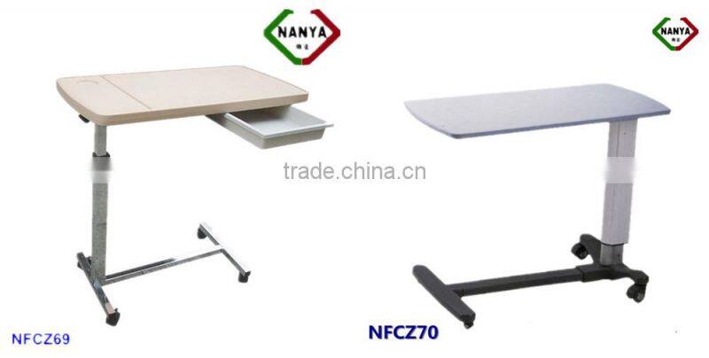 NFCZ67 CE ISO ABS Folding Height Adjustable Bedside Tables Cheap